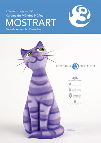 Cartel Mostrart Feira de Artesanía de Galicia 